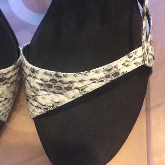 Nine West Snake Print Sandals - Picture 2 of 3